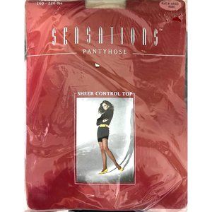 3 Packages Panty Hose - Queen Size - 160 - 260 lbs.100% Nylon Brand Sensations,